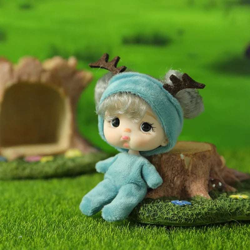 Mini Reborn Sleeping Baby Doll with Clothes & Accessories