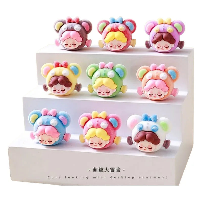 9pcs Cartoon Mini Dolls – Cute Pendant Figures & Accessoriesments and toys