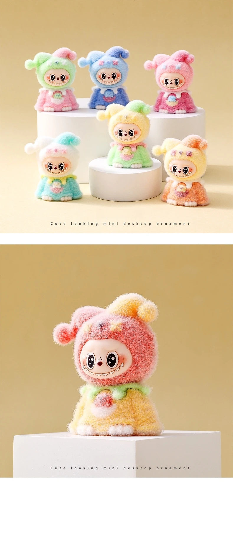 Cute Bunny Mini Figures – Anime Ornaments & Blind Box Dolls