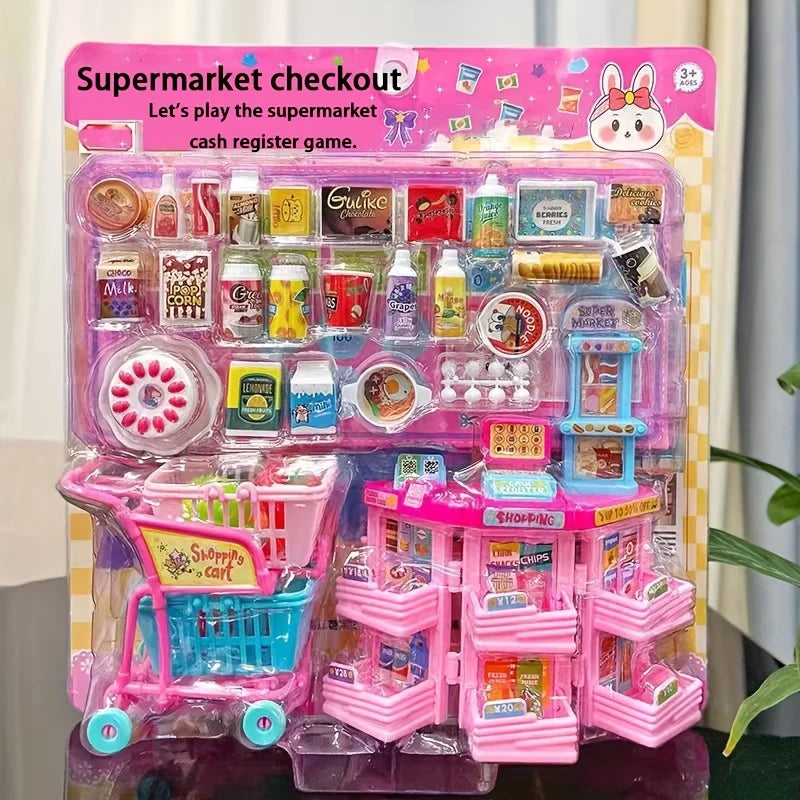 Mini Cash Register & Vending Toy Set for Kids