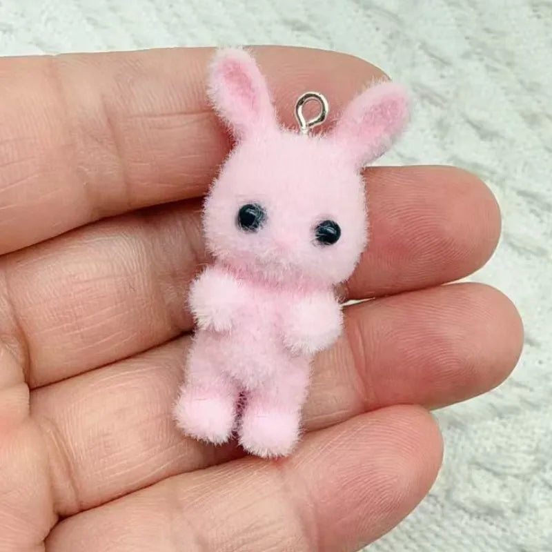 5-Piece 3D Animal Resin Charms – DIY Jewelry Set