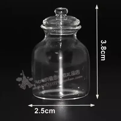 1:12 Mini Dollhouse Cookies in Glass Jar