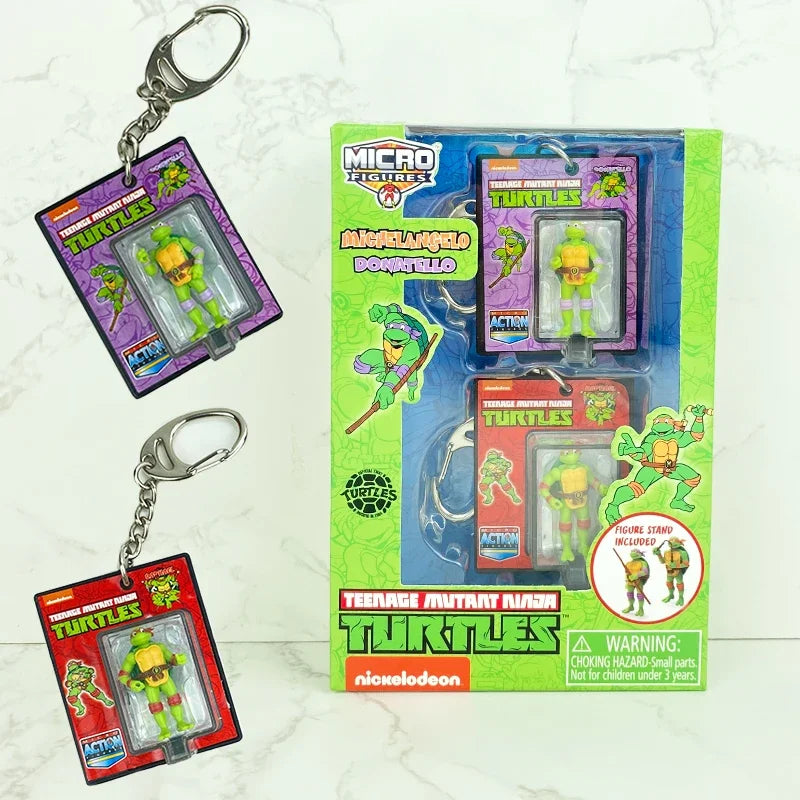 Mini TMNT Figures – Classic Leonardo, Donatello, Raphael Set