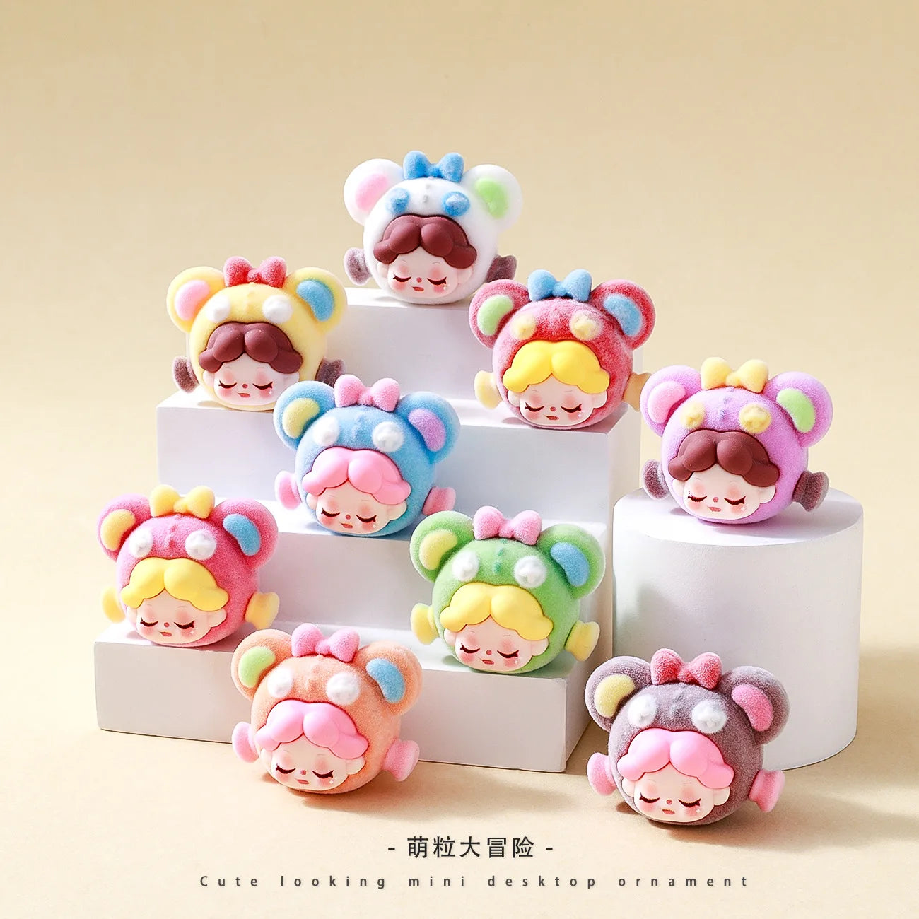 9pcs Cartoon Mini Dolls – Cute Pendant Figures & Accessoriesments and toys