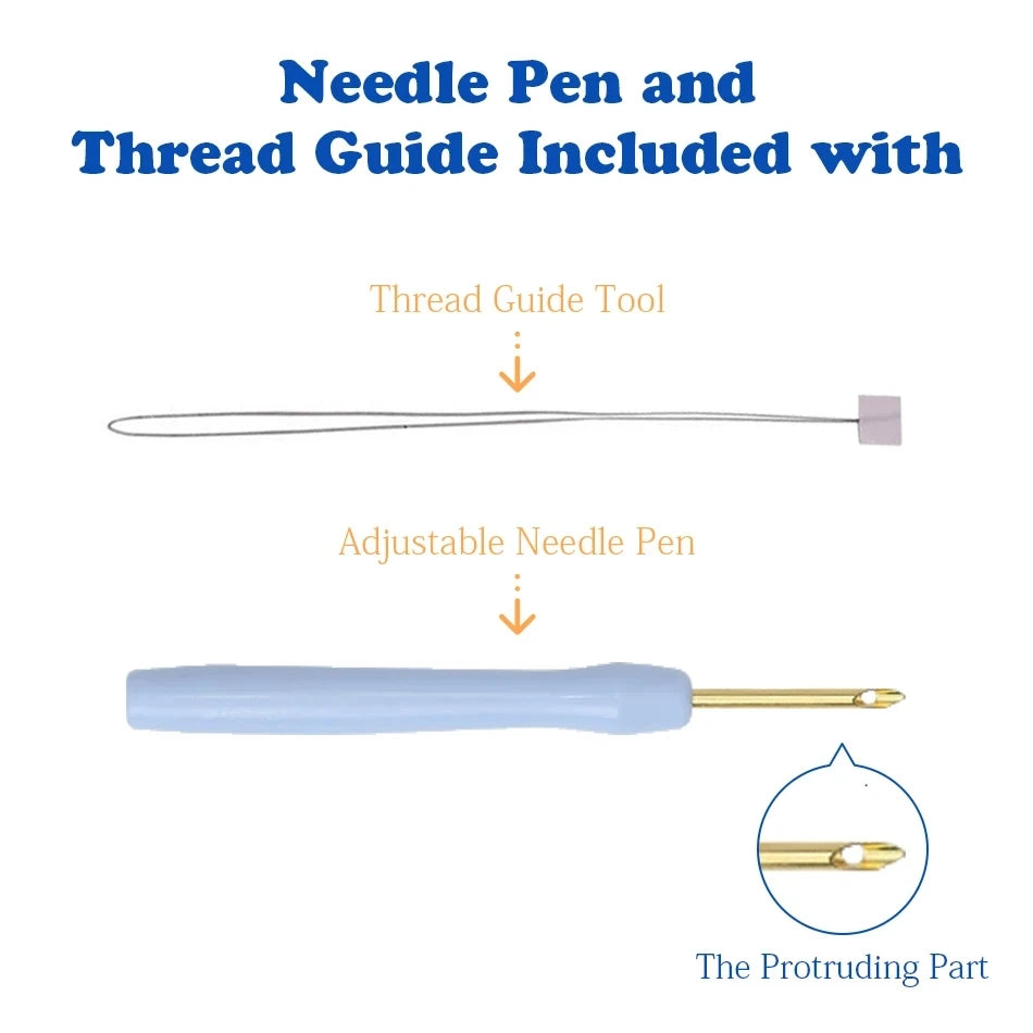 20x20cm Cow Punch Needle Embroidery Kit – Beginner DIY