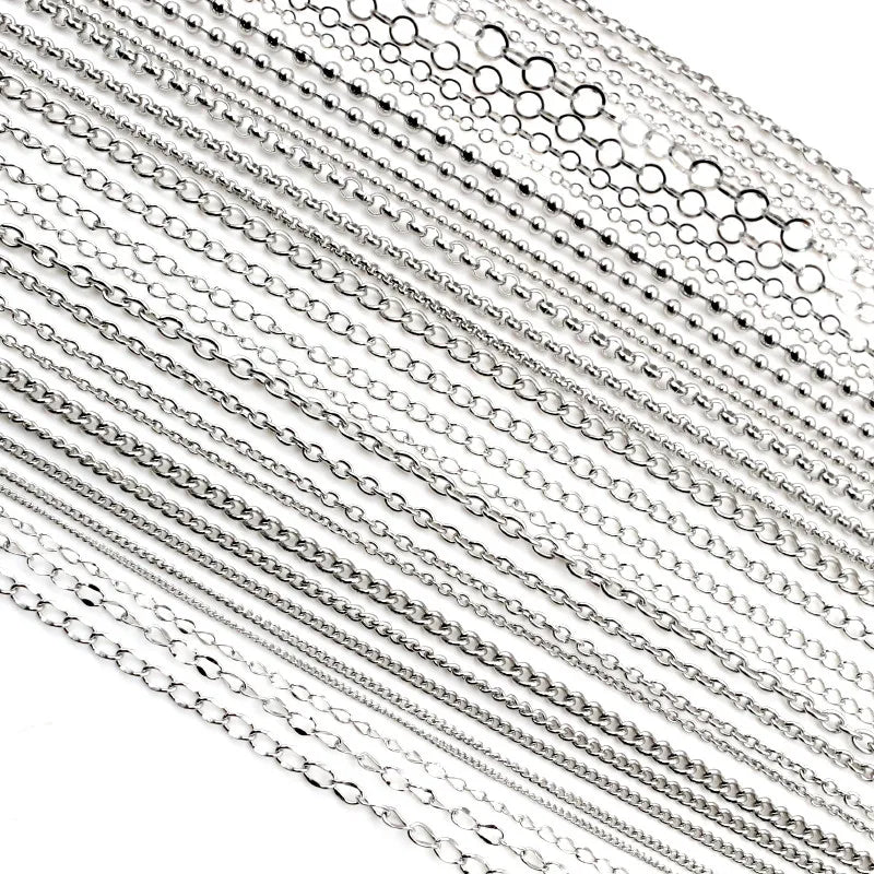 5m Stainless Steel Necklace Chains for DIY Jewelry