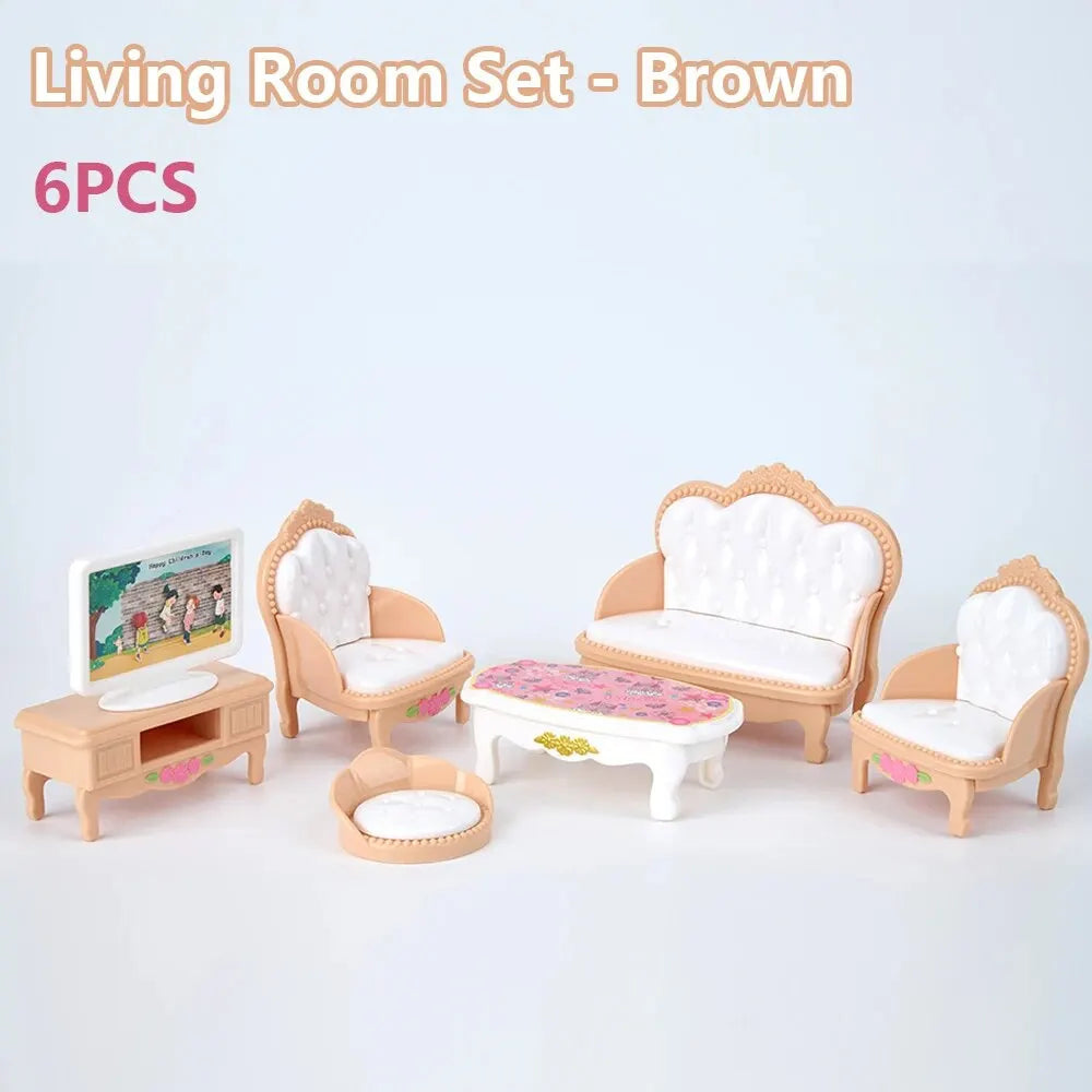 10pcs Kawaii Mini Kitchen Set – Dollhouse Accessories for Girls