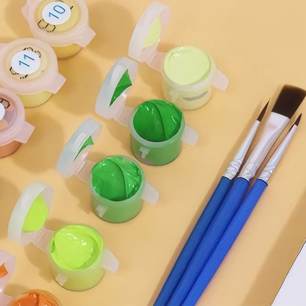 6-Pack Paint by Numbers Kit – Cocktail Art DIY Set