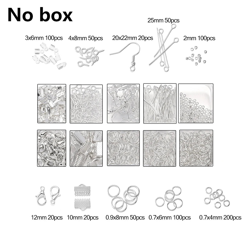 Alloy Jewelry Findings Kit – DIY Repair & Making Set