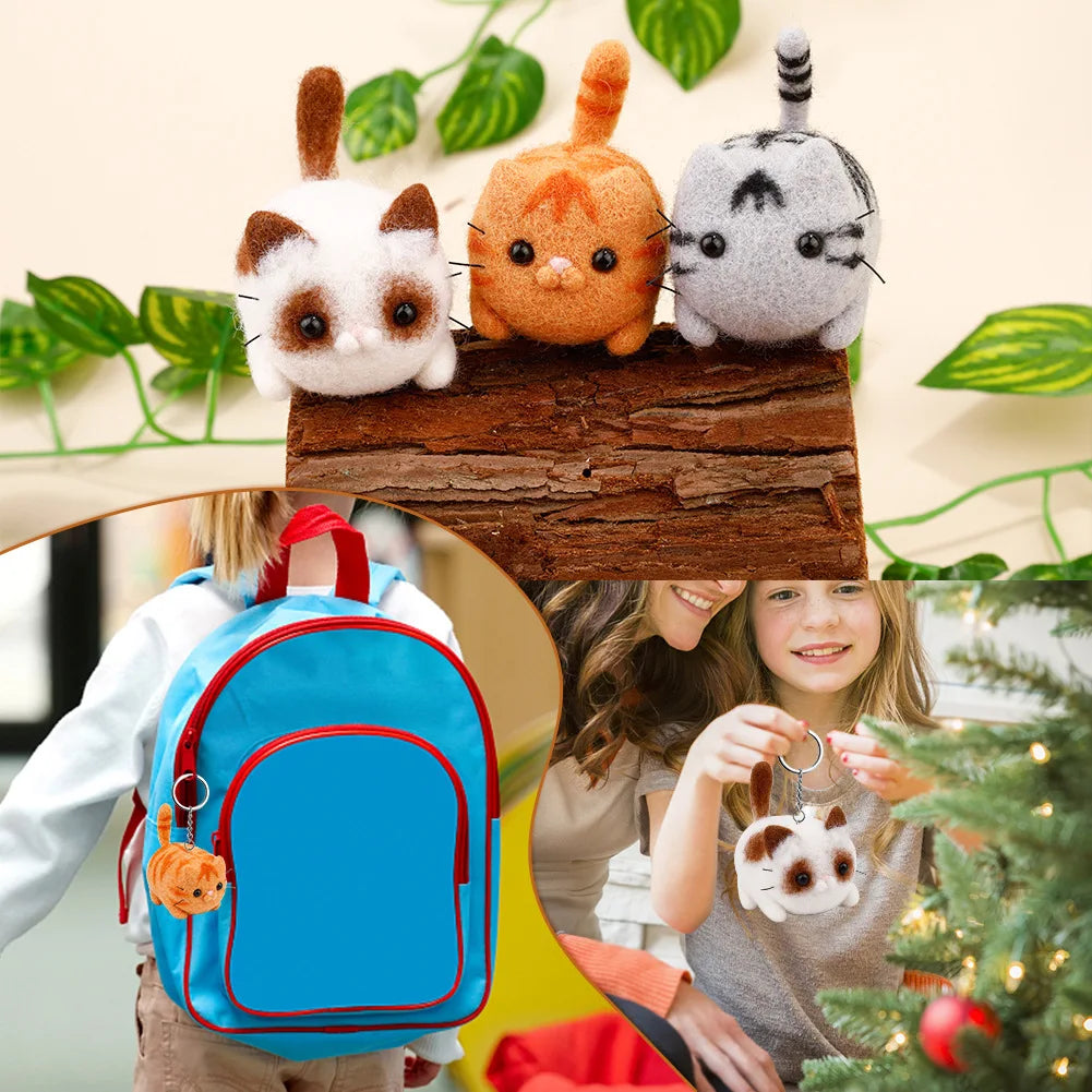 Dog & Cat Wool Needle Felting DIY Kit