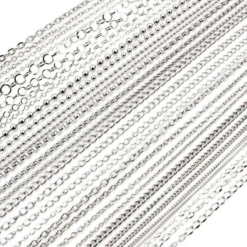 5m Stainless Steel Necklace Chains for DIY Jewelry