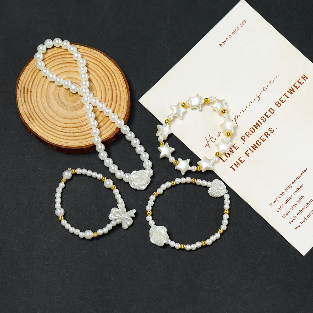 747pcs Imitation Pearl Beads Set – Jewelry Making Kit