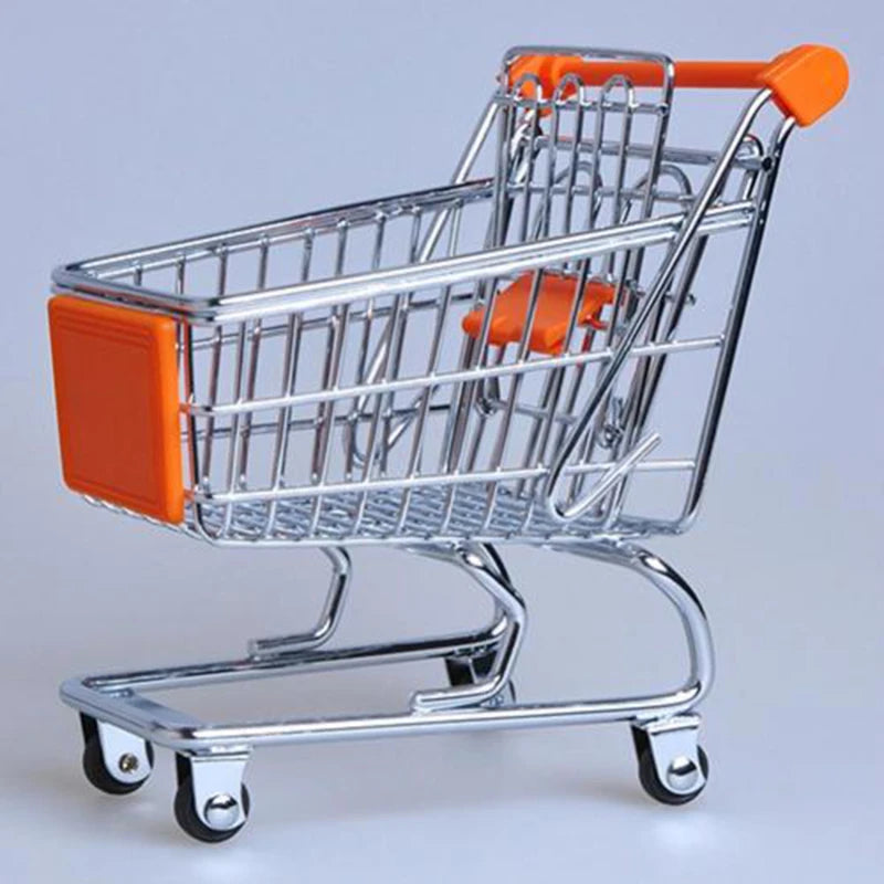 Mini Shopping Cart Desktop Model Toy