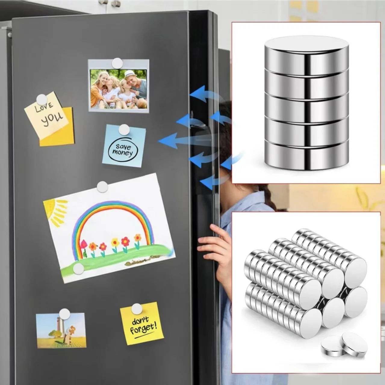 Round Magnets – DIY, Craft, and Office Home Decor Accessories