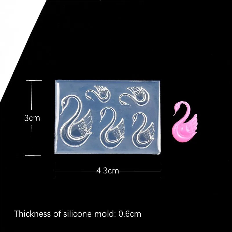 SNASAN Mini Silicone Mold – DIY Resin & Craft Tool