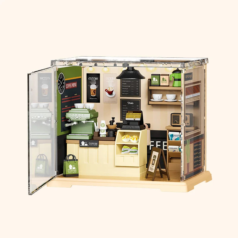 DIY Mini Dollhouse 3D Puzzle Model with Furniture & LED Lights