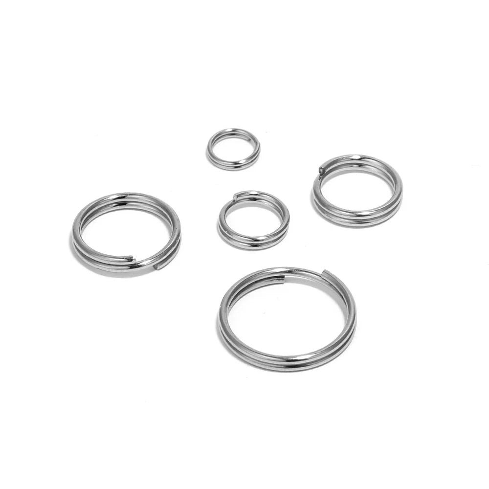 100Pcs Stainless Steel Jump Rings for DIY Jewelry