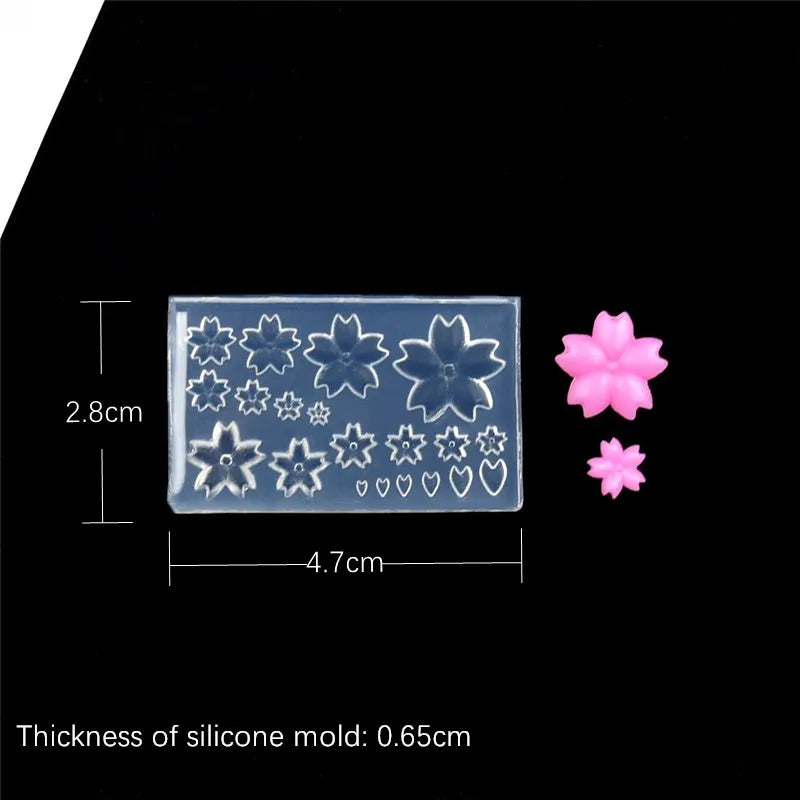 SNASAN Mini Silicone Mold – DIY Resin & Craft Tool