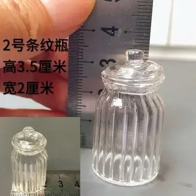 1:12 Mini Dollhouse Cookies in Glass Jar