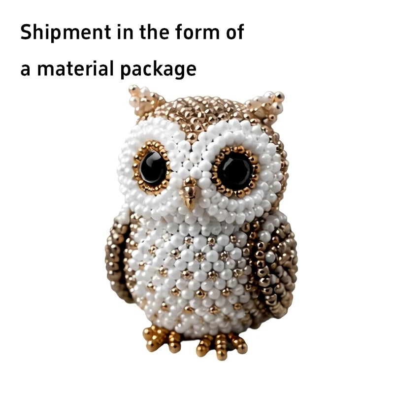 3D Beaded Bird DIY Craft Kit – Handmade Animal Beading Set