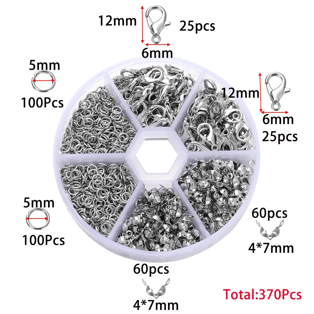 Alloy Jewelry Findings Kit – DIY Repair & Making Set