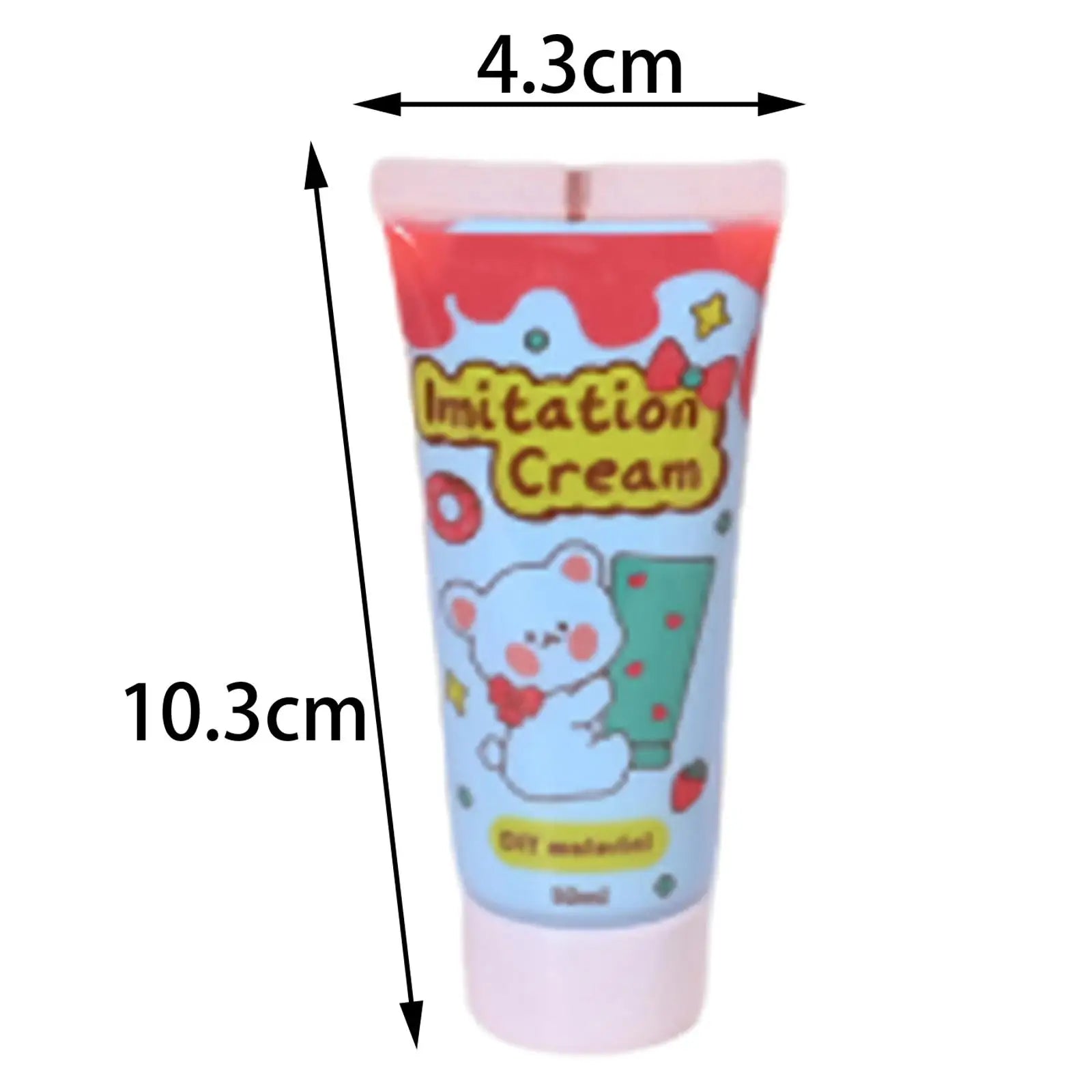 6pcs Simulation Whipped Cream Glue Set for DIY Crafts