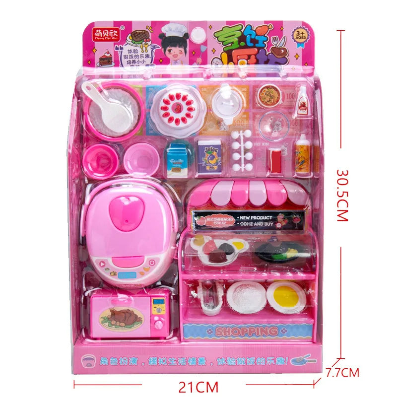 Kids Supermarket Playset – Simulation Checkout & Store Scene Toy