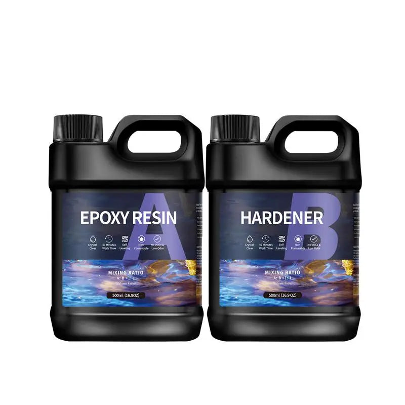 500/1000ml AB Epoxy Resin Glue for Crafts