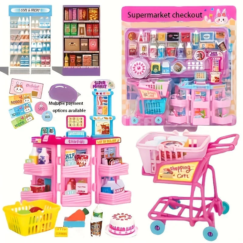 Mini Cash Register & Vending Toy Set for Kids