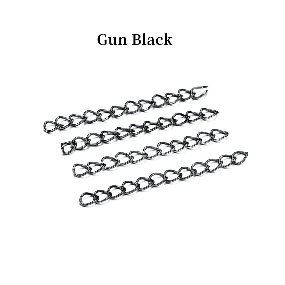 50–100pcs Necklace Extension Chains for DIY Jewelry