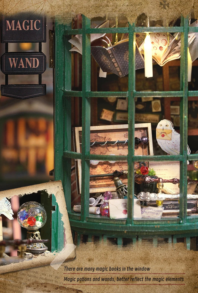 Magic Shop DIY Miniature Wooden Dollhouse Kit