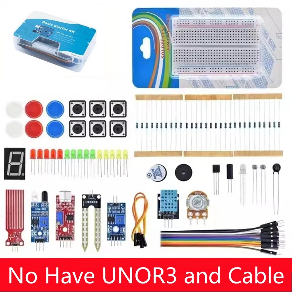 400 Tie-Point Breadboard Starter Kit – Arduino DIY Set