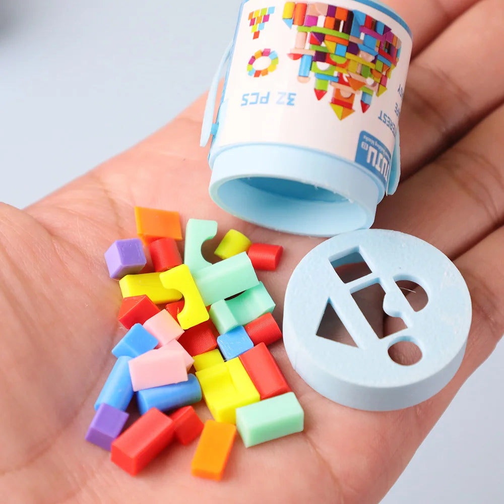 1/12 Mini Drum & Puzzle Set – Dollhouse Accessories for BJD/OB11