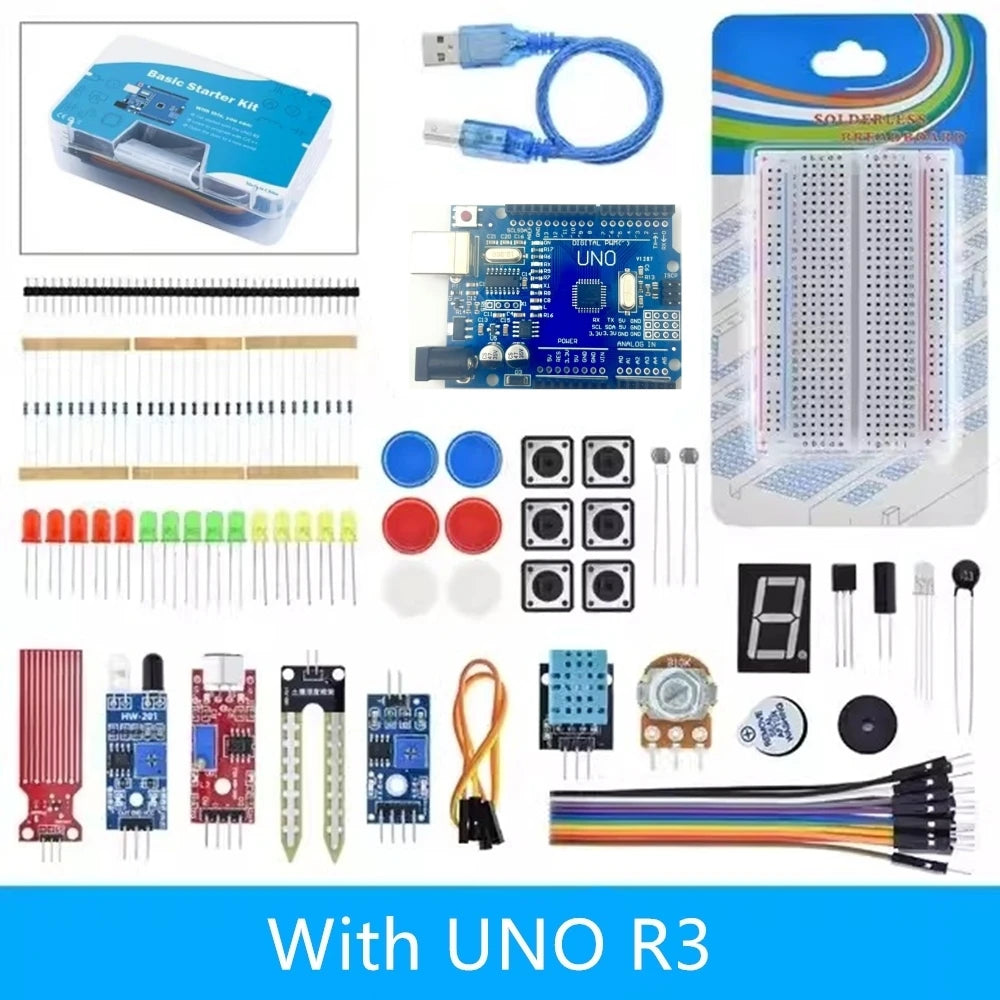 400 Tie-Point Breadboard Starter Kit – Arduino DIY Set