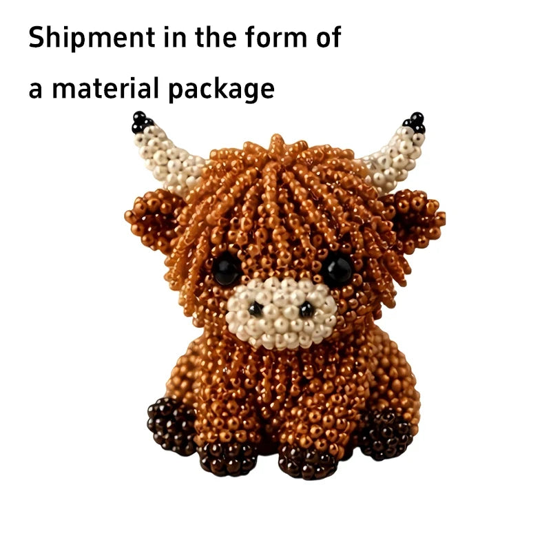 3D Beaded Bird DIY Craft Kit – Handmade Animal Beading Set