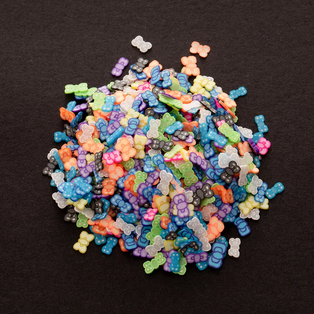 1000pcs Polymer Clay Fruit Slices for Crafts