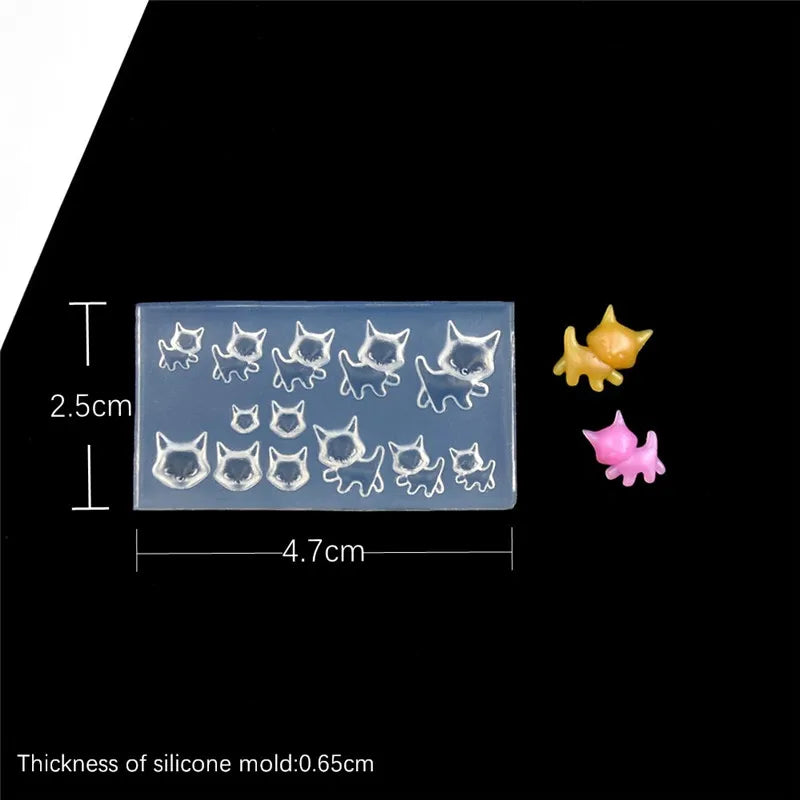 SNASAN Mini Silicone Mold – DIY Resin & Craft Tool