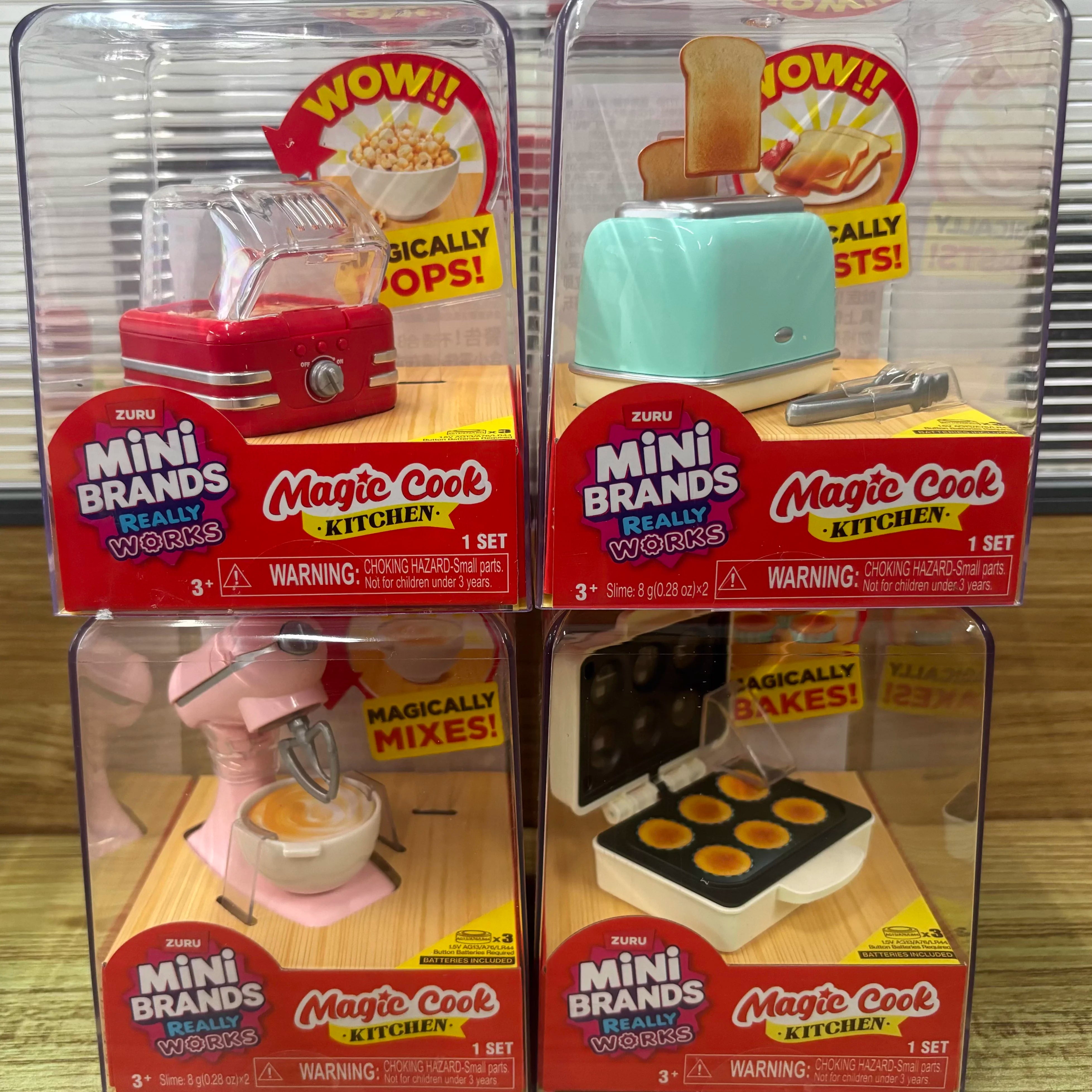 ZURU Mini Brands Magic Cook Kitchen Series Blind Box Toy Set