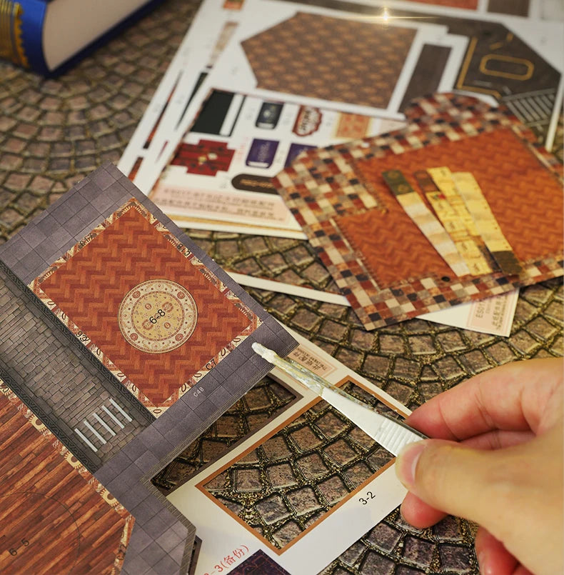 Twilight Bookstore DIY Wooden Dollhouse Kit