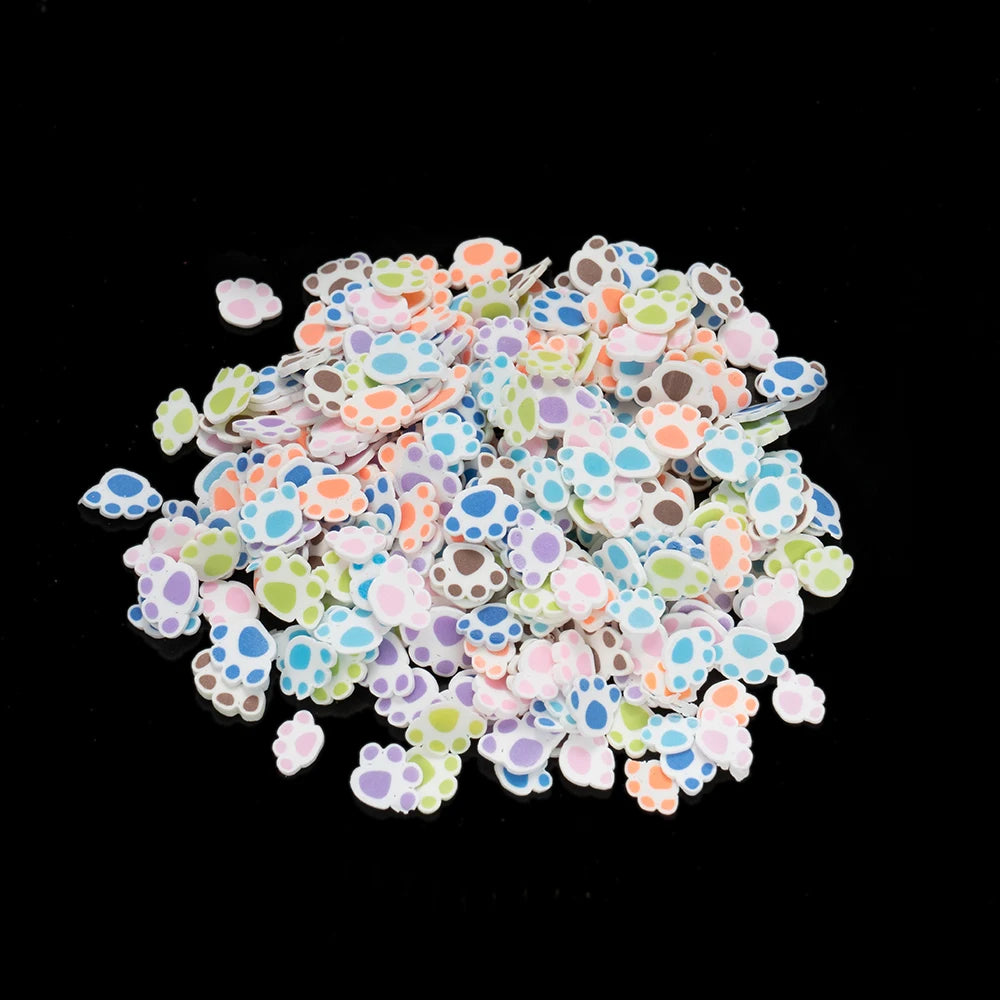 1000pcs Polymer Clay Fruit Slices for Crafts