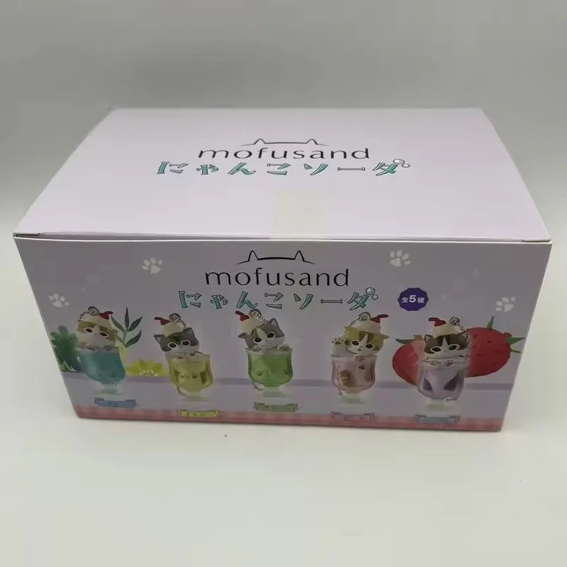 Mofusand Cat Pudding & Cold Drink Blind Box Mini Figure
