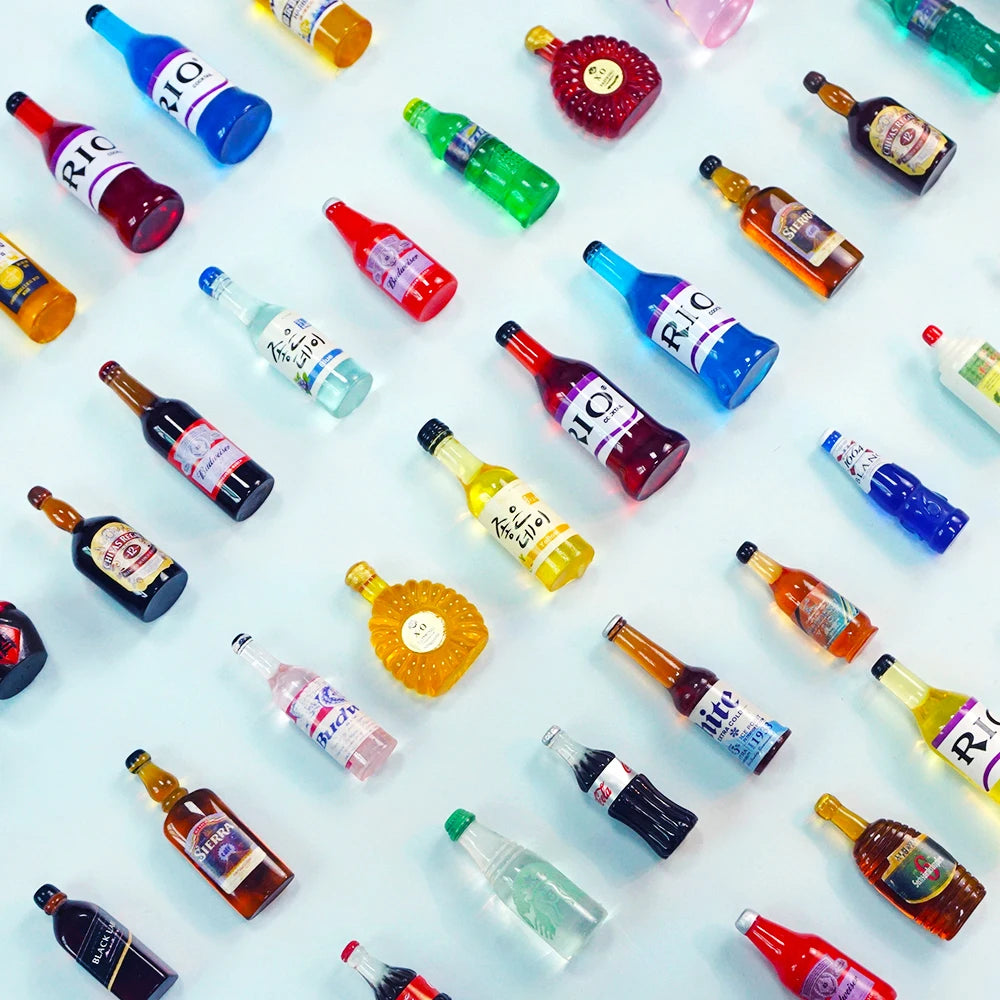 30pcs Mini Food & Drinks – Dollhouse Store & Kitchen Accessories