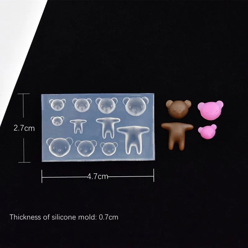 SNASAN Mini Silicone Mold – DIY Resin & Craft Tool