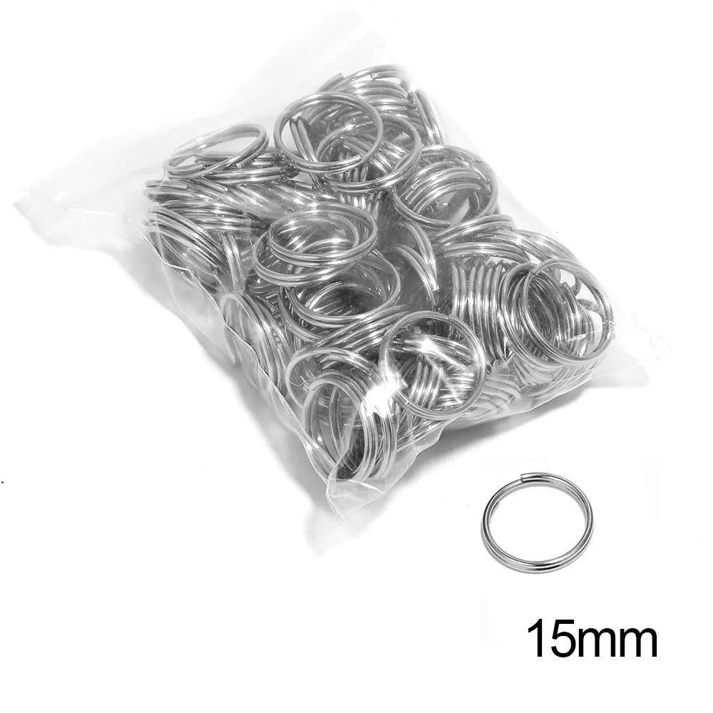 100Pcs Stainless Steel Jump Rings for DIY Jewelry