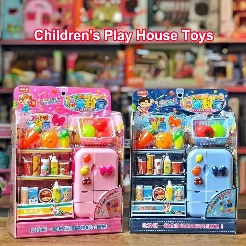Kids Supermarket Playset – Simulation Checkout & Store Scene Toy