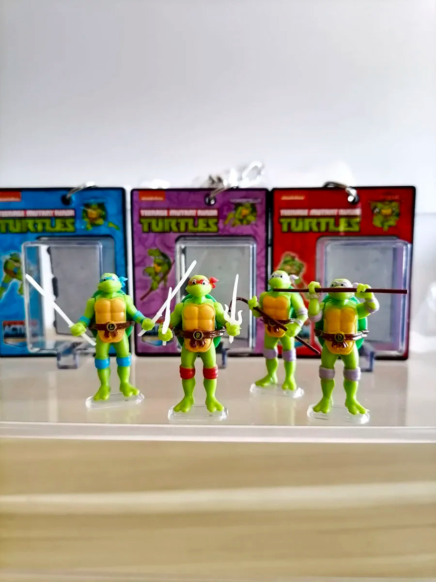 Mini TMNT Figures – Classic Leonardo, Donatello, Raphael Set