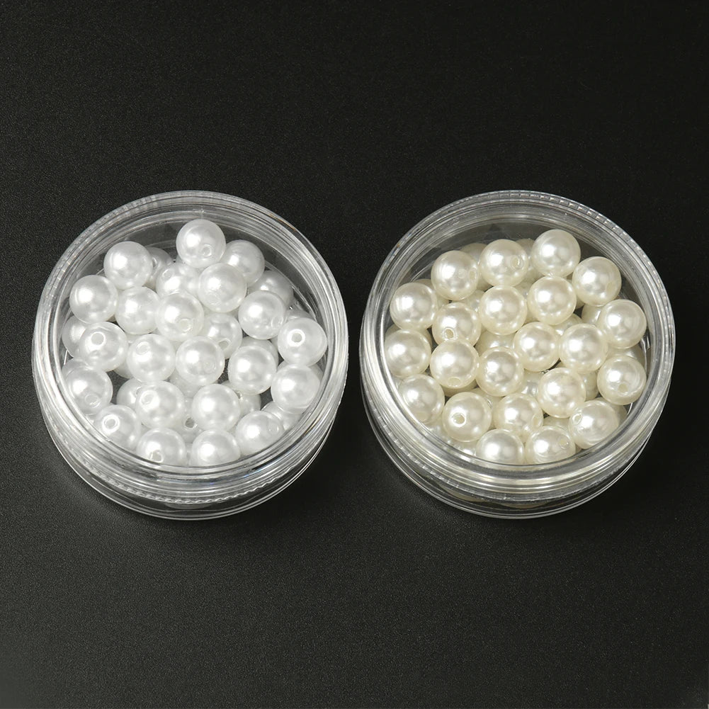 60–1000pcs ABS Pearl Beads for DIY Jewelry