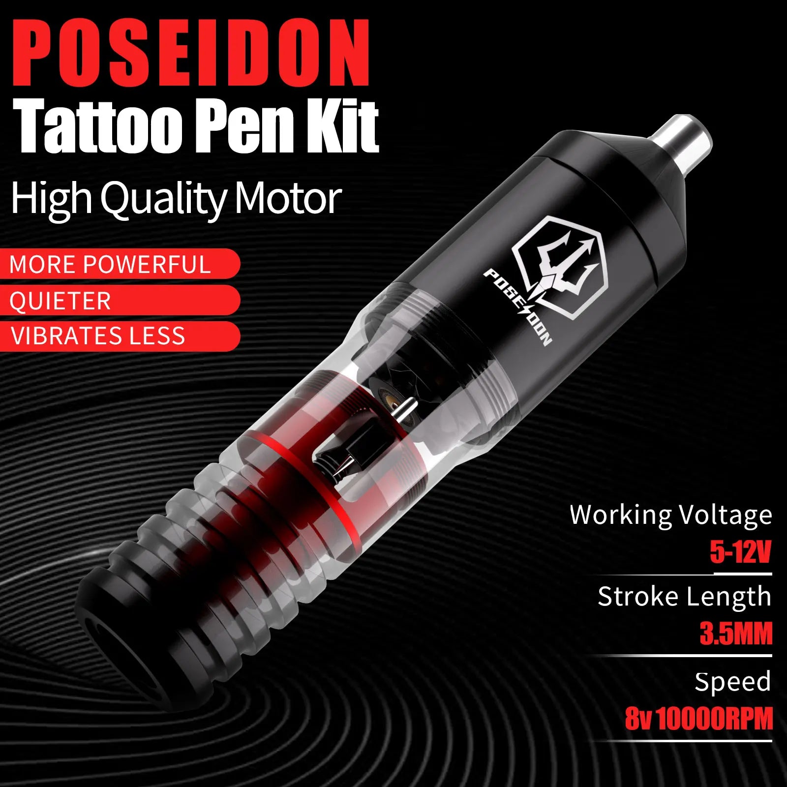 POSEIDON Wireless Tattoo Pen Kit