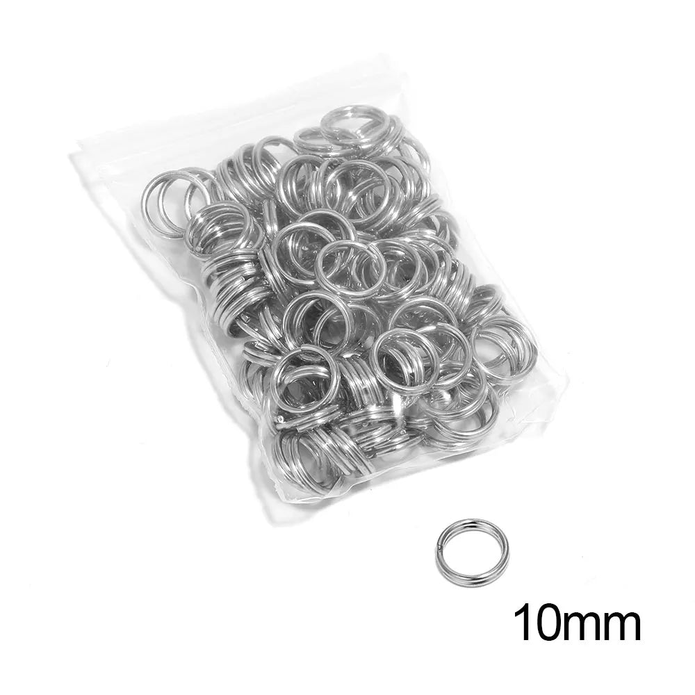100Pcs Stainless Steel Jump Rings for DIY Jewelry