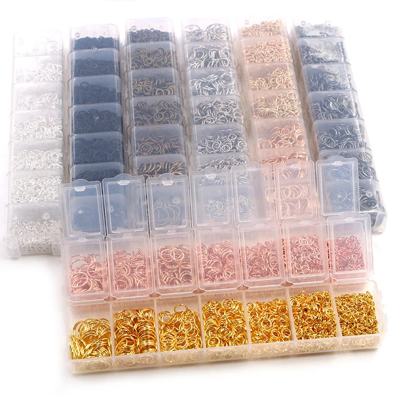 Assorted Jump Ring Set – 8 Colors, 3–10mm
